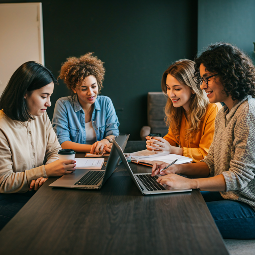 Students collaborating